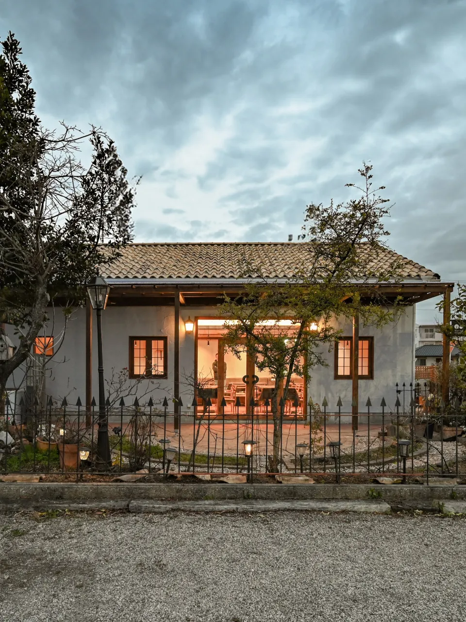 店舗の外の景色